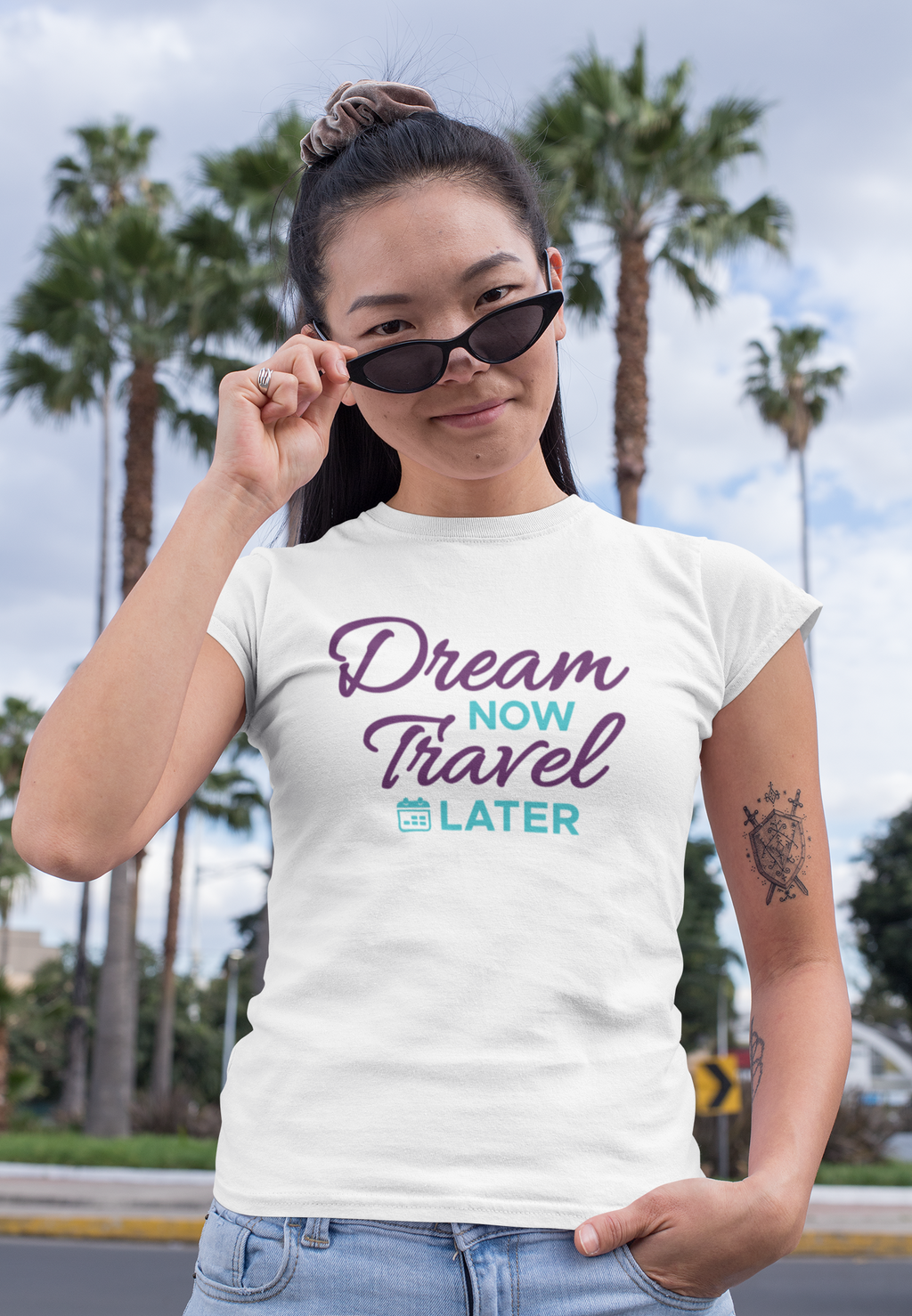 Dream Now Travel Later T-Shirt (Limited Edition) - Eccentric Travel Apparel