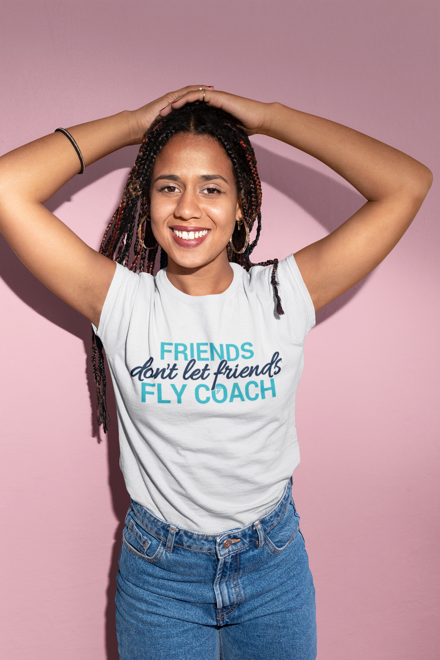 Friends Don't Let Friends Fly Coach T-Shirt - Eccentric Travel Apparel